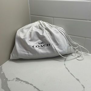 Red Floral Leather Coach Clutch